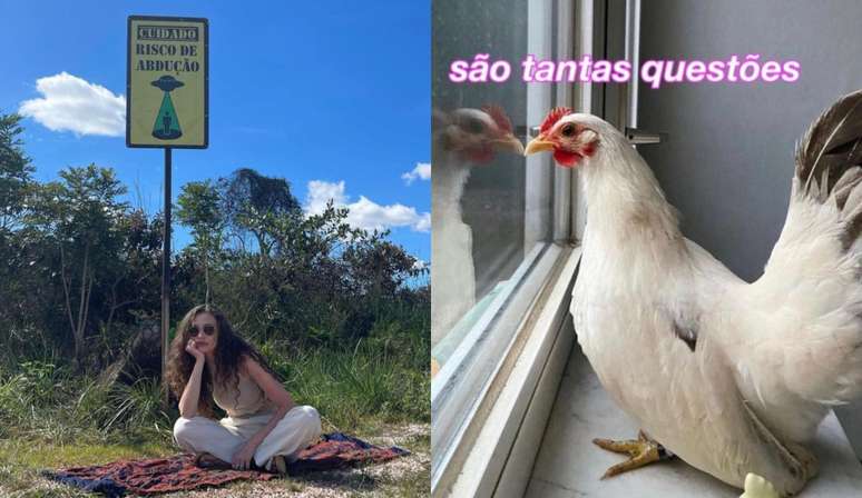 Maidê Mahl publicou fotos com mensagem subliminar em última postagem