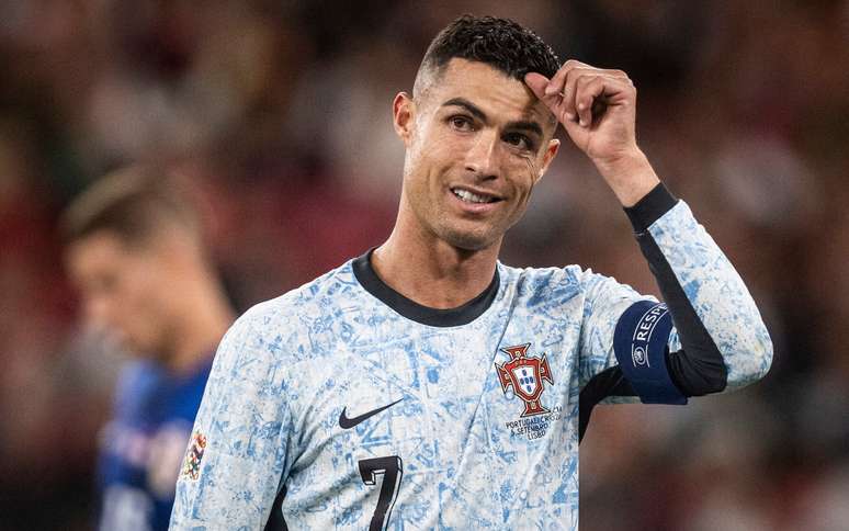 Cristiano Ronaldo em ação por Portugal