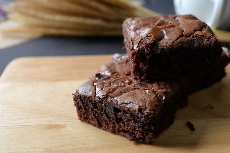 Brownie proteico de chocolate 