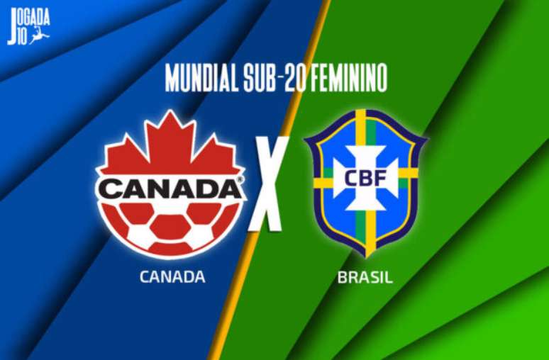 Canadá e  Brasil se enfrentam pelo Mundial Sub-20  feminino.