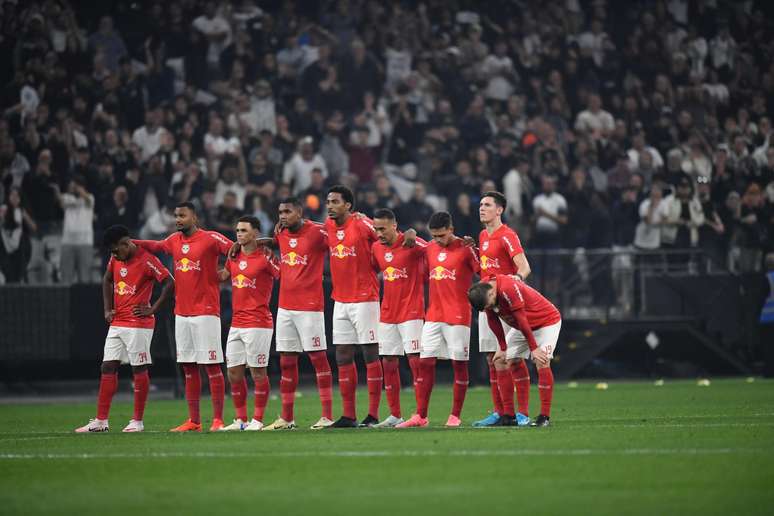 Jogadores do Red Bull Bragantino. 