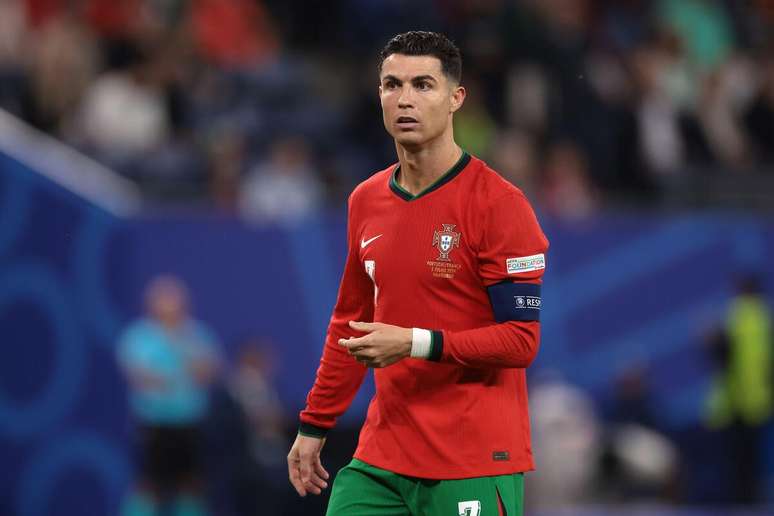 Cristiano Ronaldo (Portugal) durante jogo contra a França, no dia 05.07.2024 