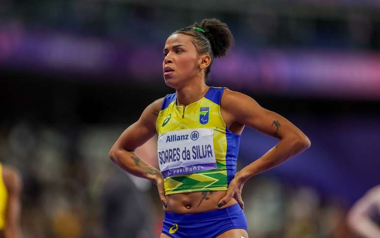 Paralimpíadas de Paris 2024 - Atletismo - Rayane da Silva, no Stade de France.