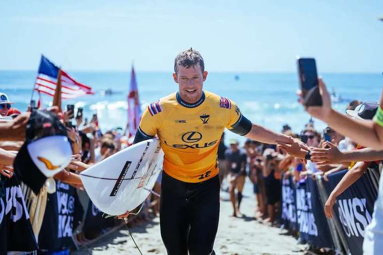 John John Florence brilhou na WSL. 