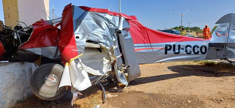 Somente o piloto estava na aeronave no momento da queda