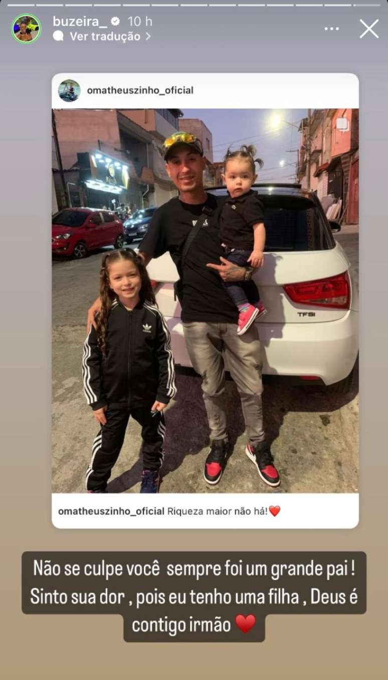 Famous influencer Matheuszinho mourns the loss of his one-year-old daughter in an accident