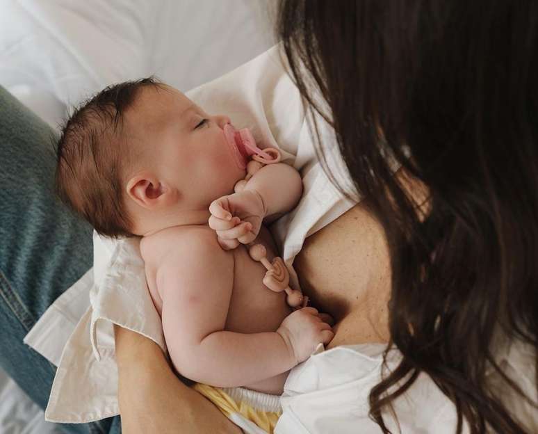 Terceira filha do jogador, Helena nasceu em julho deste ano &ndash;