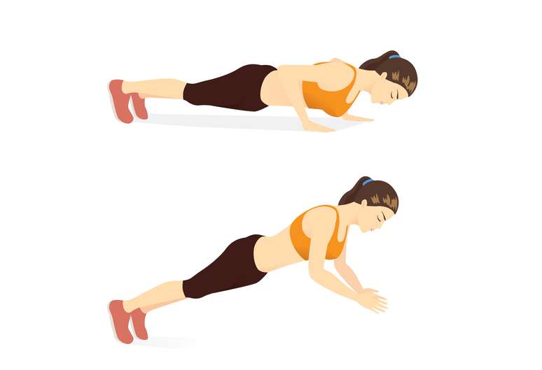 push-up with impulse push-up with impulse