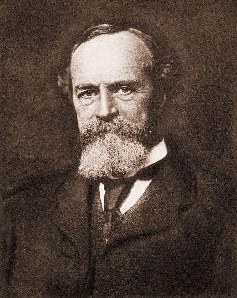 O filósofo americano William James foi o professor favorito de Santayana na Universidade Harvard