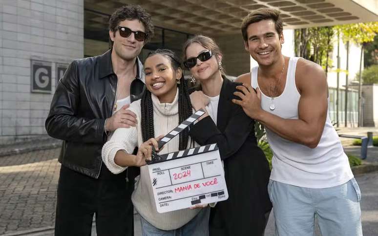 Chay Suede, Gabz, Agatha Moreira e Nicolas Prattes s&atilde;o os protagonistas de Mania de Voc&ecirc; 