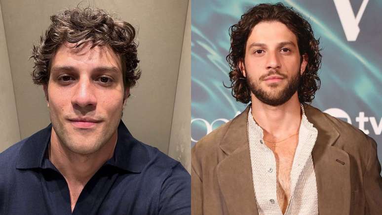 Chay Suede antes e depois para "Mania de Voc&ecirc;"