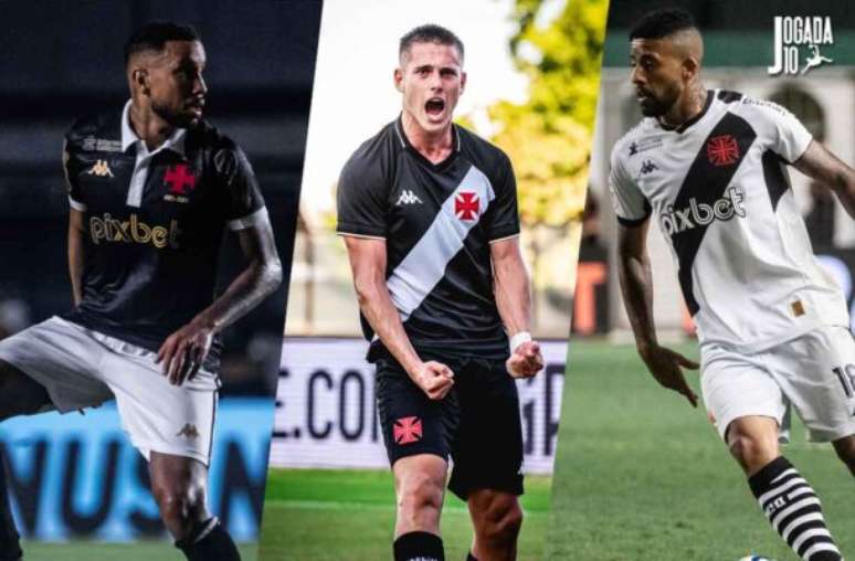 Estrella celebra seu primeiro gol pelo time profissional do Vasco &ndash;