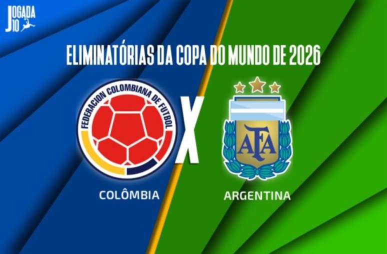 Juan Mabromata/AFP via Getty Images - Legenda: Argentina e Col&ocirc;mbia se reencontram ap&oacute;s final da Copa Am&eacute;rica