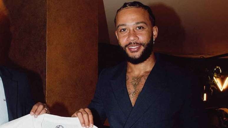 Memphis Depay, nova contratação do Corinthians.