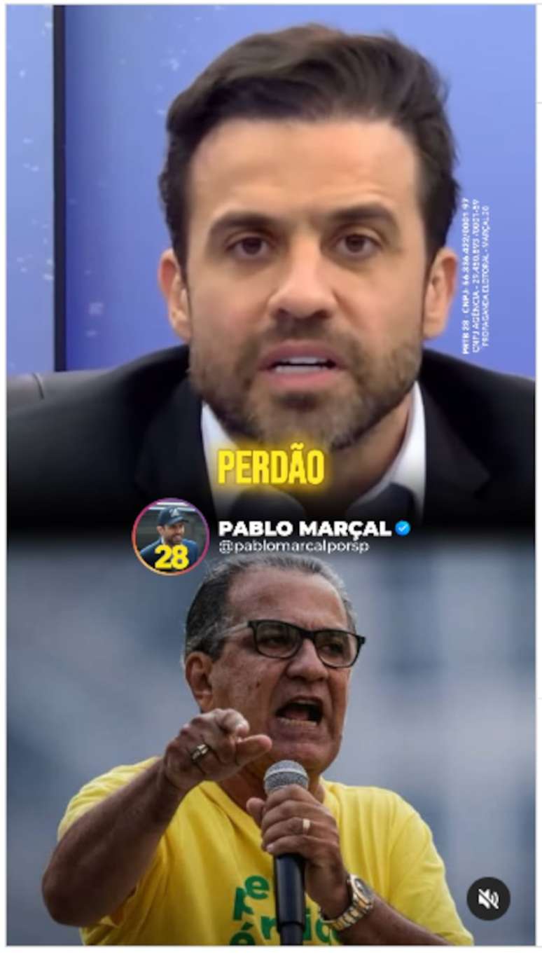 Pablo Marçal usa rede social para pedir perdão a Malafaia