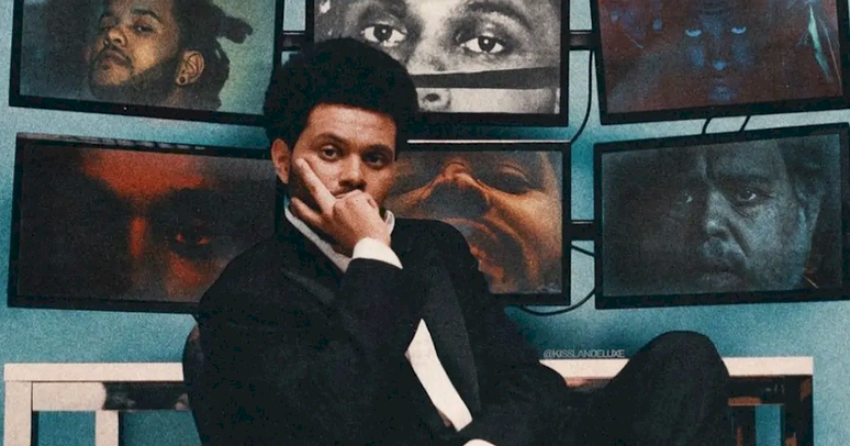 Qual foi a tecnologia utilizada por The Weeknd para gravar o clipe 'Dancing in the Flames'?