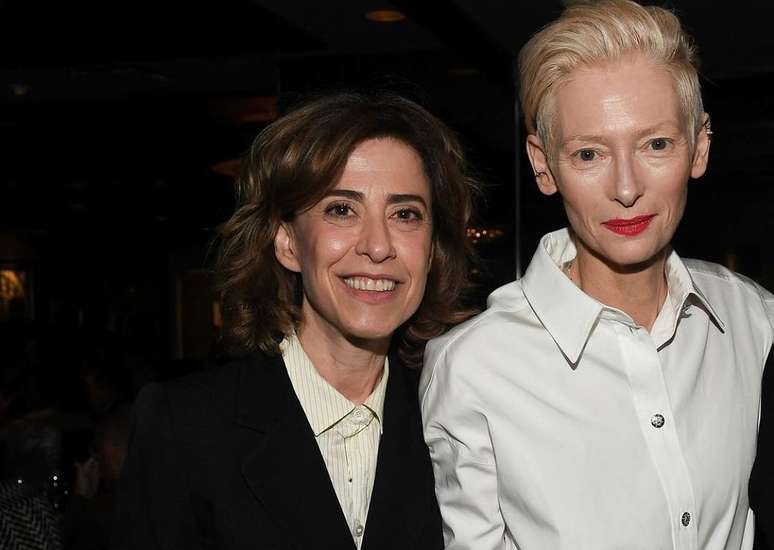 Fernanda Torres e Tilda Swinton se encontraram no Festival de Veneza