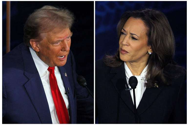 Trump e Harris realizaram na noite de terça-feira o primeiro — e talvez único — debate entre ambos