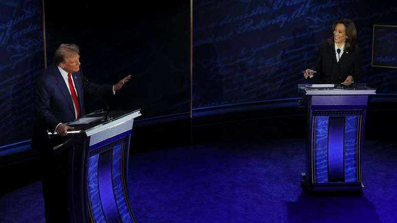 Debate nesta terça (10/09) foi primeira conversa direta entre Trump e Harris