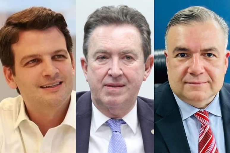 O vice-prefeito Eduardo Pimentel, o deputado federal Luciano Ducci e o deputado estadual Ney Leprevost são candidatos a prefeito de Curitiba