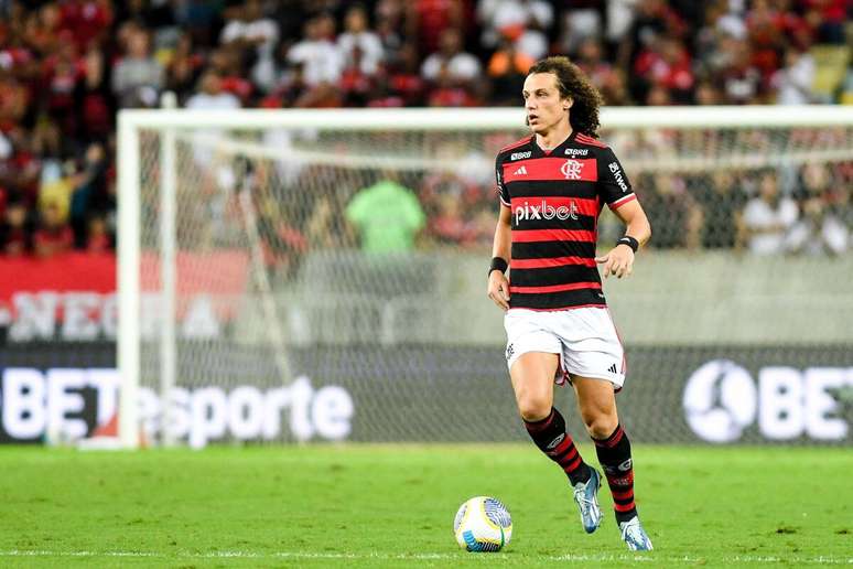 David Luiz (Flamengo) durante jogo contra o Cuiabá, no dia 06.07.2024