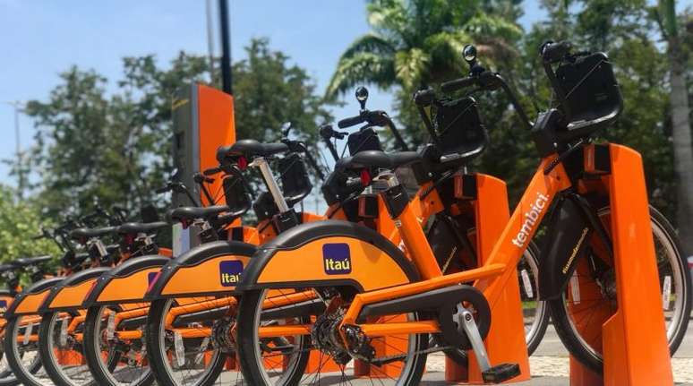 A Tembici que é responsável pelo serviço de bicicletas elétricas compartilhadas no Rio.