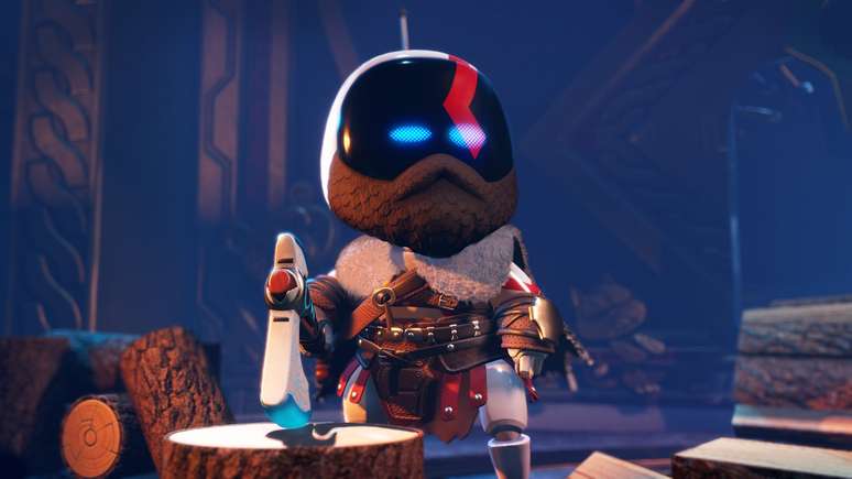 Kratos foi um dos primeiros bots VIP a serem criados em Astro Bot, segundo Brueckner