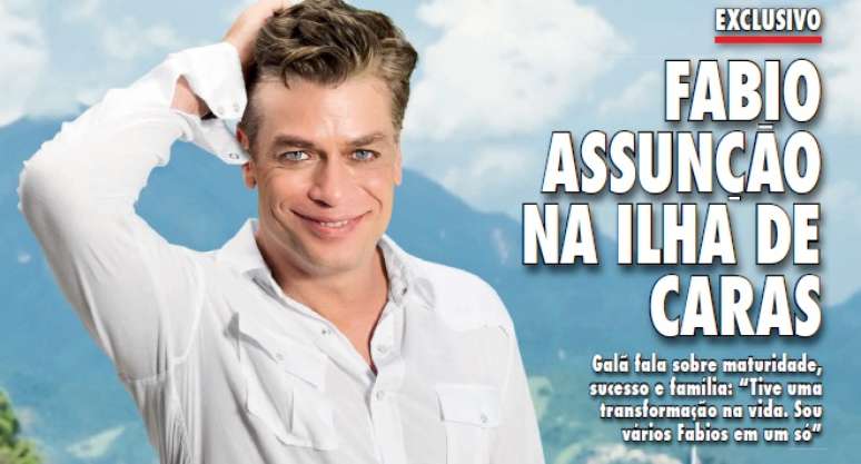 O ator Fábio Assunção em capa da 'Caras' na ilha da revista em 2016: parte do glamour do mundo das celebridades se perdeu