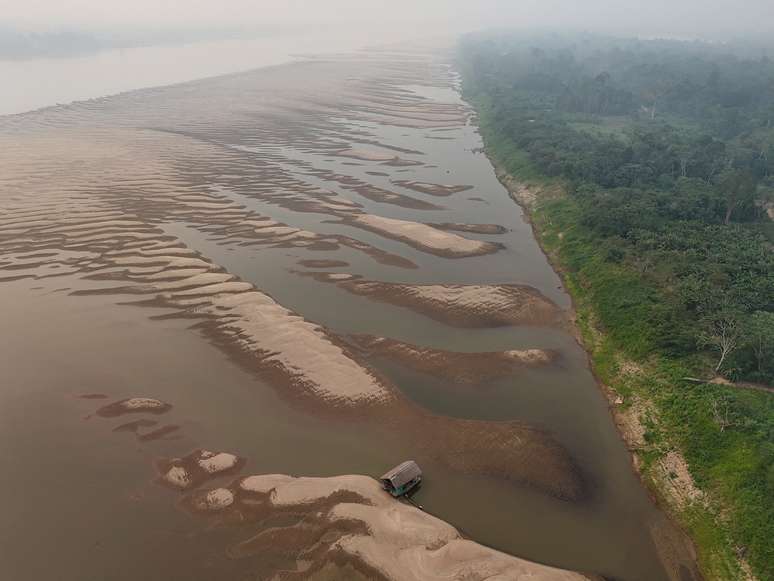 Seca no Rio Madeira, Humaitá, Amazonas. 7 de setembro de 2024