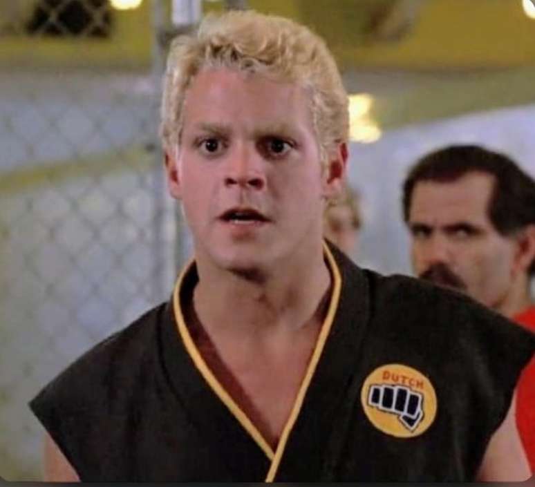 Chad McQueen em seu papel como Dutch na franquia Karate Kid