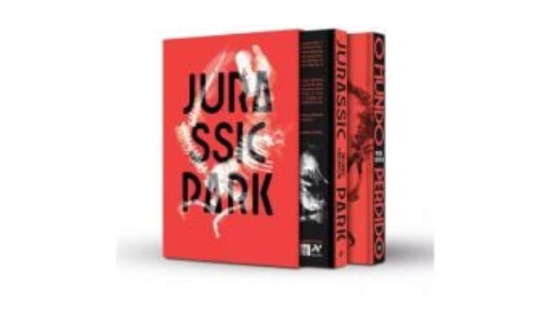 Box de livros Jurassic Park