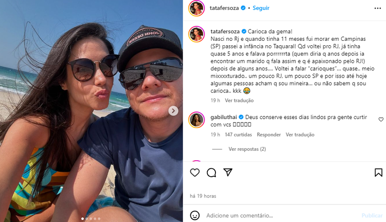 Thaís Fersoza postou foto com Michel Teló 