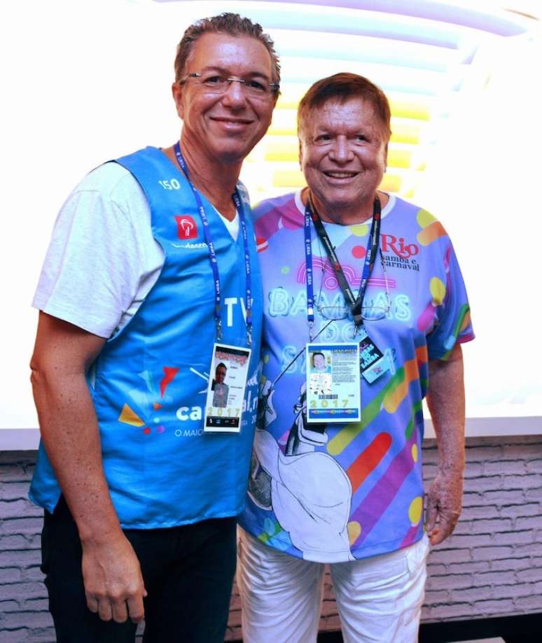 Boninho e Boni em foto do carnaval de 2017. Diretor de realities como o 'BBB' anunciou saída da Globo nesta sexta, 13.