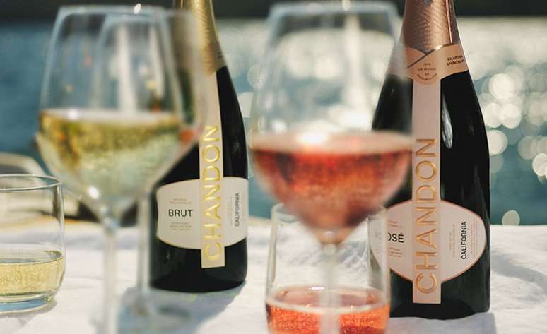 O champanhe Chandon, mais conhecido no Brasil