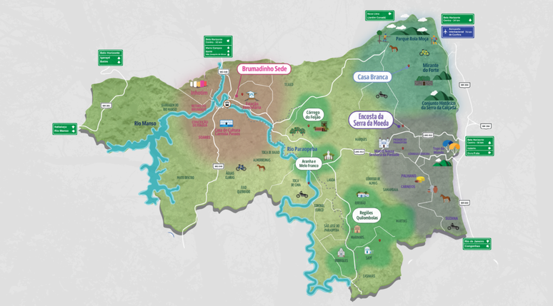 Mapa de Brumadinho 