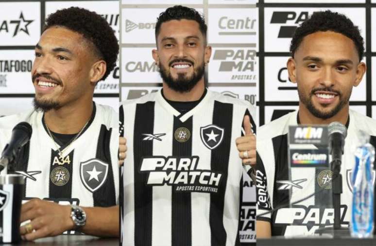 Fotos: Vitor Silva / Botafogo - Legenda: Reforços desta janela de transferências vão jogar a Libertadores