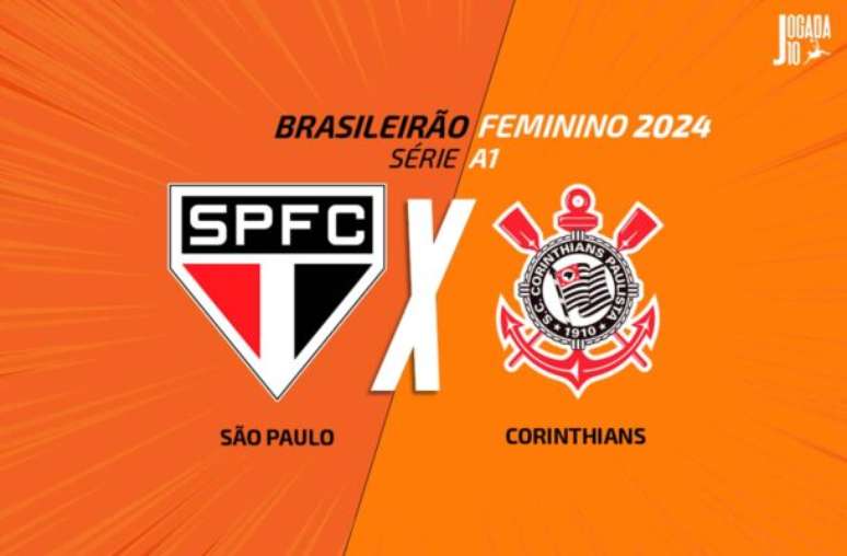 Divulgação/Jogada 10 - Legenda: São Paulo e Corinthians começam a definir o Brasileirão Feminino 2024