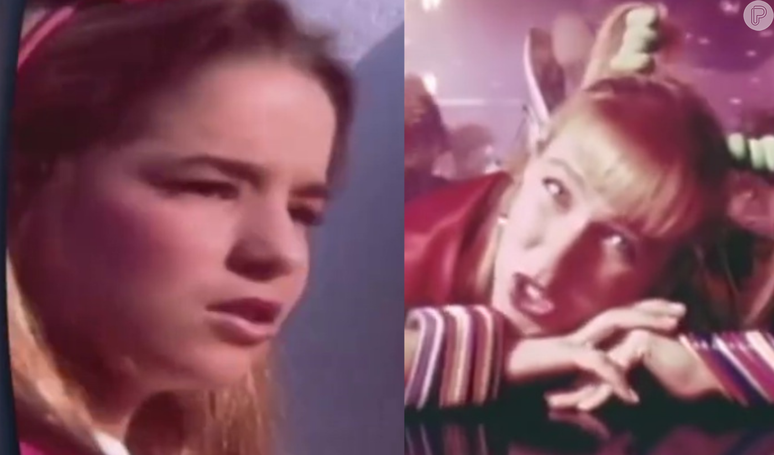 Antes de se tornar uma atriz famosa, essa menina participou de um clipe clássico de Xuxa. Reconhece?.