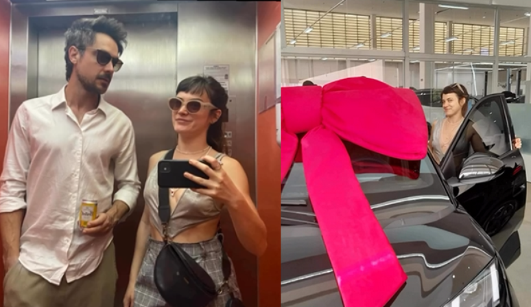 Bianca Bin compartilhou vários registros do seu presente no sábado, 14