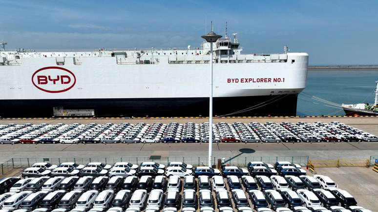 Fabricante chinesa de carros elétricos BYD assumiu fábrica da Ford em Camaçari, na Bahia