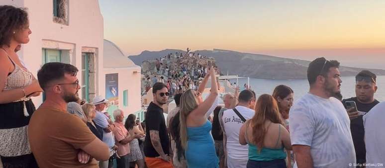 How Cruises Took Over the Greek Island of Santorini
