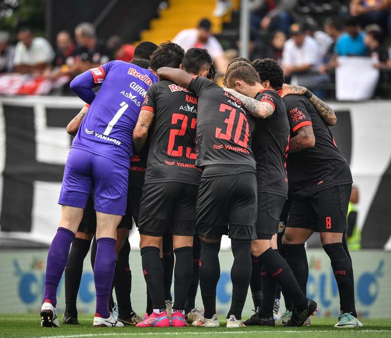 Jogadores do Red Bull Bragantino. 