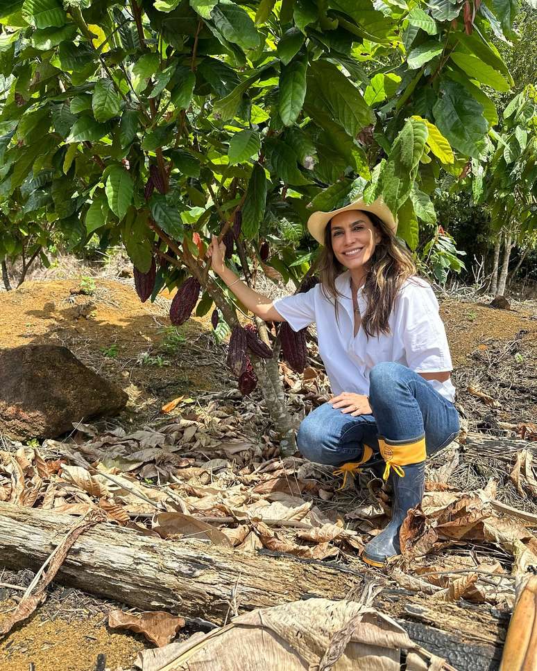 Ticiana Villas-Boas se torna cacauicultora