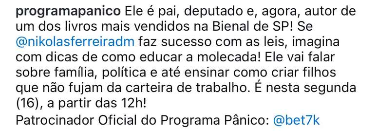 Publicação de chamada para entrevista de deputado foi um dos motivos de discussão