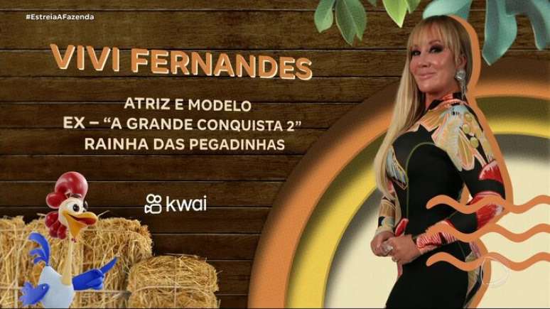 Vivi Fernandes, atriz e modelo, participante da 'Fazenda 2024'