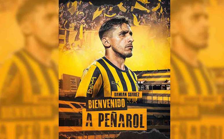 Anúncio de Damian Suarez por Aurinegro -