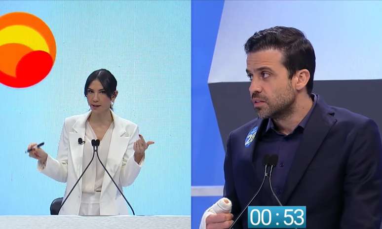 Amanda Klein tenta intervir após novo ataque de Pablo Marça em debate 