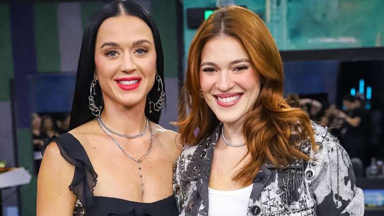 Katy Perry com Ana Clara Lima no "Estrela da Casa"