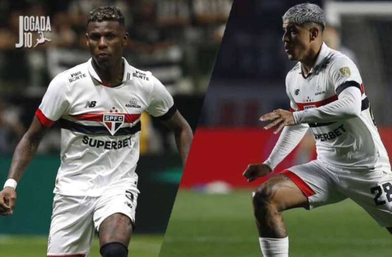 Fotos: Rubens Chiri/Saopaulofc.net - Legenda: Arboleda e Alan Franco se destacam no sistema defensivo do São Paulo