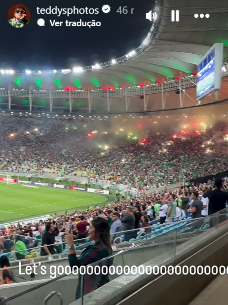 Ed Sheeran está mirando al Fluminense